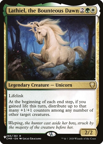 Magic: The Gathering - The List - Lathiel, the Bounteous Dawn (CMR-285)