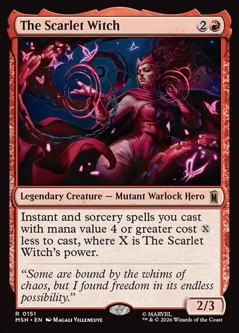 Magic: The Gathering - Marvel Super Heroes - The Scarlet Witch (151)