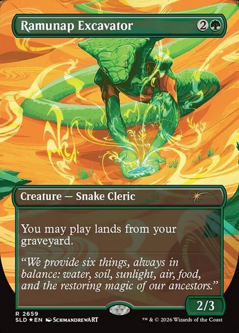 Magic: The Gathering - Secret Lair Drop - Ramunap Excavator (2659) Foil