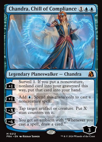 Magic: The Gathering - Reality Fracture - Chandra, Chill of Compliance (212) Foil