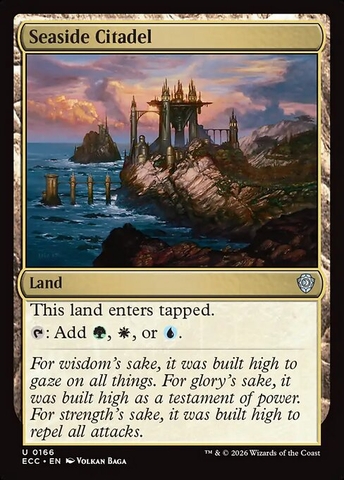 Magic: The Gathering - Lorwyn Eclipsed Commander - Seaside Citadel (166)