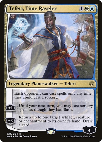 Magic: The Gathering - War of the Spark - Teferi, Time Raveler (221)