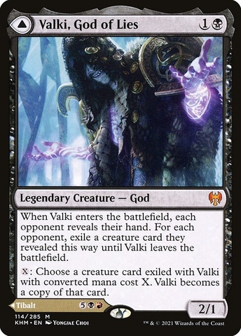 Magic: The Gathering - Kaldheim - Valki, God of Lies // Tibalt, Cosmic Impostor (114)