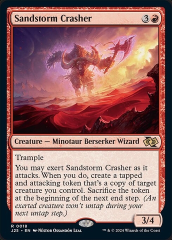 Magic: The Gathering - Foundations Jumpstart - Sandstorm Crasher (18)