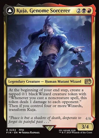 Magic: The Gathering - Final Fantasy - Kuja, Genome Sorcerer // Trance Kuja, Fate Defied (232)