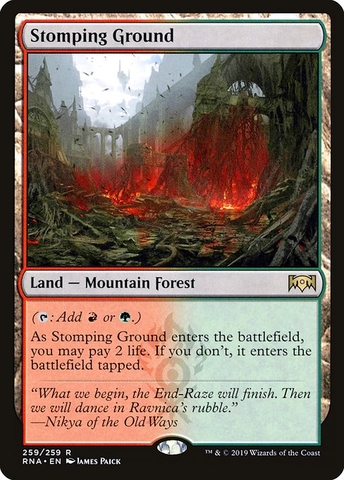 Magic: The Gathering - Ravnica Allegiance - Stomping Ground (259)