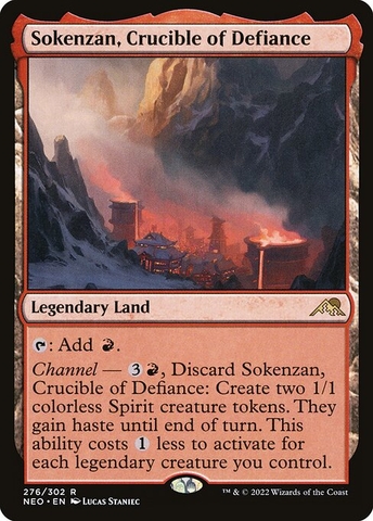 Magic: The Gathering - Kamigawa: Neon Dynasty - Sokenzan, Crucible of Defiance (276) Foil