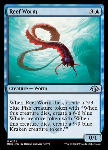 Magic: The Gathering - Modern Horizons 3 - Reef Worm (271)
