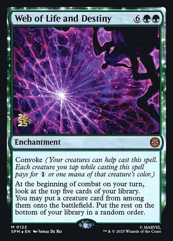 Magic: The Gathering - Marvel's Spider-Man Promos - Web of Life and Destiny (122s) Foil