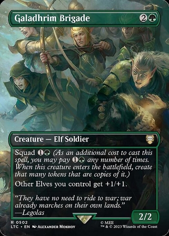 Magic: The Gathering - Tales of Middle-earth Commander - Galadhrim Brigade (502) Foil