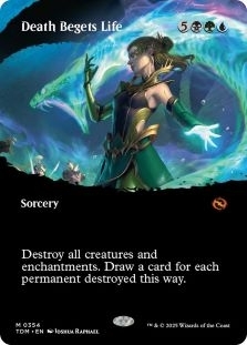Magic the Gathering - Tarkir: Dragonstorm - Death Begets Life (Borderless)