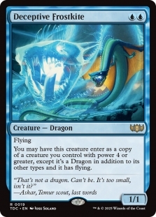 Magic the Gathering - Tarkir: Dragonstorm Commander - Deceptive Frostkite