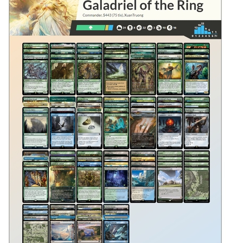 Magic the Gathering - Commander Deck - Galadriel, Light of Valinor