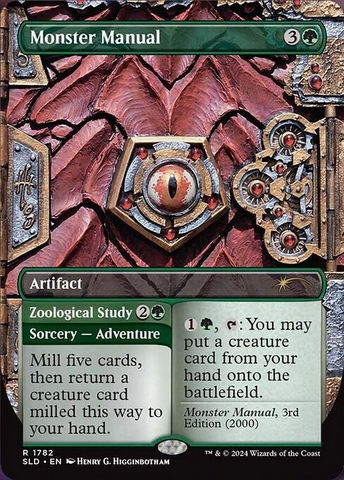 Magic: The Gathering - Secret Lair Drop - Monster Manual // Zoological Study (1782)