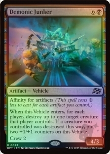Magic the Gathering - Aetherdrift - Demonic Junker FOIL