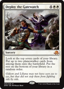 Magic the Gathering - Eldritch Moon - Deploy the Gatewatch