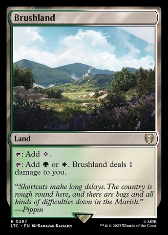 Magic: The Gathering - Tales of Middle-earth Commander - Brushland (297)