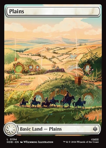 Magic: The Gathering - The Hobbit - Plains (194) Foil
