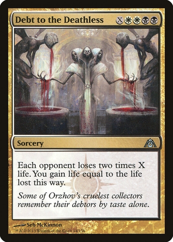 Magic the Gathering - Dragon's Maze - Debt to the Deathless
