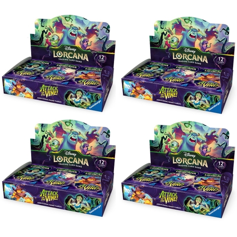 [Pre-Order] Disney Lorcana - Attack of the Vine! - Booster Case (4 Boxes)