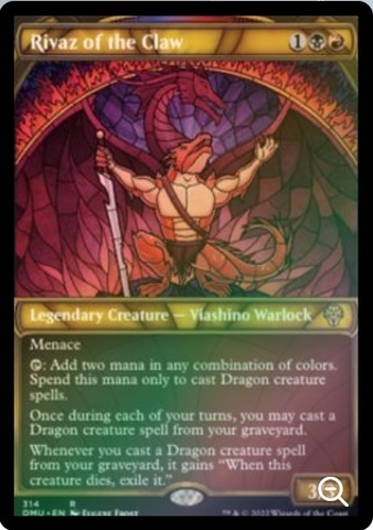 Magic the Gathering - Dominaria United - Rivaz of the Claw (Showcase) - FOIL