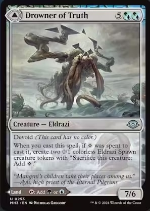 Magic: The Gathering - Modern Horizons 3 - Drowner of Truth // Drowned Jungle (253)