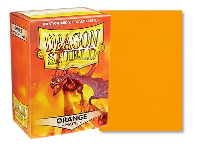 Bọc bài Dragon Shield Sleeve - Matte Standard Size 100 - Orange