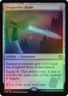 Magic the Gathering - Tarkir: Dragonstorm - Dragonfire Blade FOIL