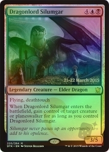 Magic the Gathering - Dragons of Tarkir - Dragonlord Silumgar (Prerelease FOIL)