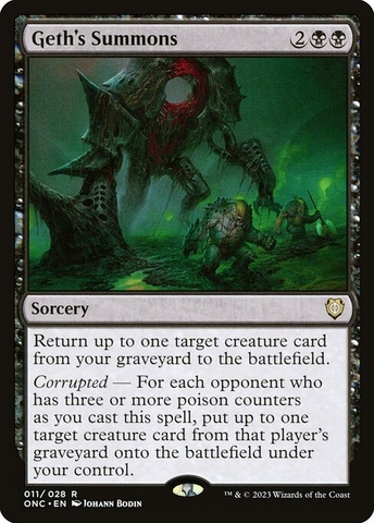 Magic: The Gathering - Phyrexia: All Will Be One Commander - Geth's Summons (11)