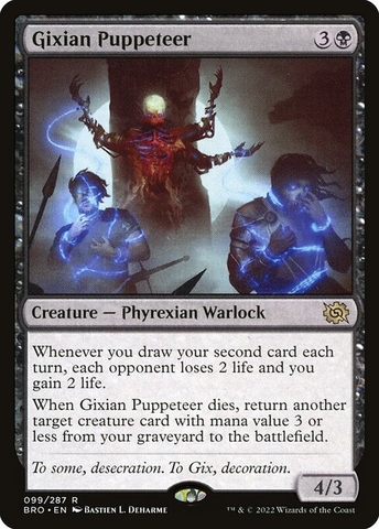 Magic: The Gathering - The Brothers' War - Gixian Puppeteer (99) Foil