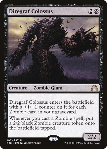 Magic: The Gathering - Shadows over Innistrad - Diregraf Colossus (107)