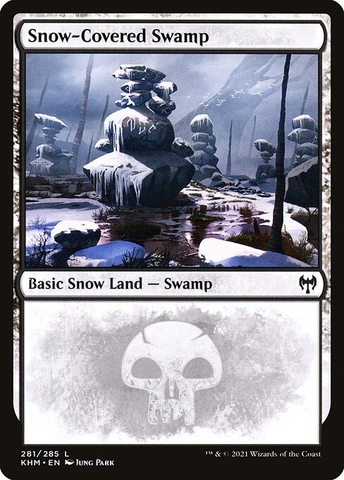 Magic: The Gathering - Kaldheim - Snow-Covered Swamp (281)