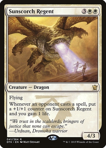 Magic: The Gathering - Dragons of Tarkir - Sunscorch Regent (41)