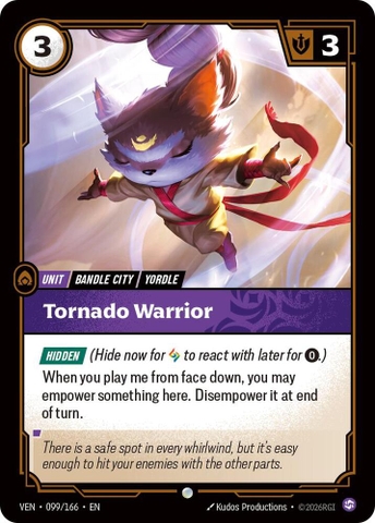Riftbound TCG - Vendetta - Tornado Warrior (099/166)
