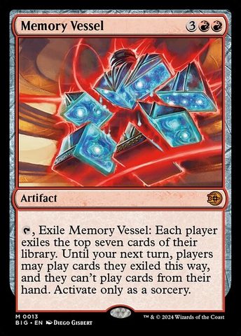 Magic: The Gathering - The Big Score - Memory Vessel (13) Foil