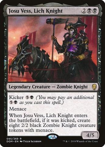 Magic: The Gathering - Dominaria - Josu Vess, Lich Knight (95)