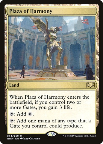 Magic: The Gathering - Ravnica Allegiance - Plaza of Harmony (254)