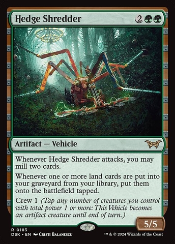 Magic: The Gathering - Duskmourn: House of Horror - Hedge Shredder (183)