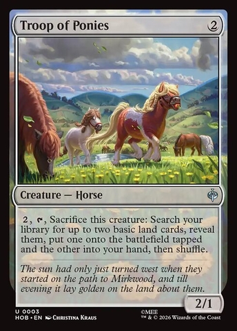 Magic: The Gathering - The Hobbit - Troop of Ponies (3)
