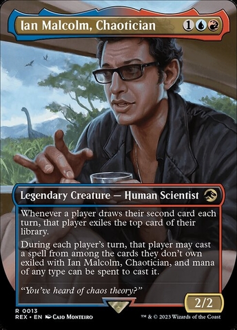 Magic: The Gathering - Jurassic World Collection - Ian Malcolm, Chaotician (13)