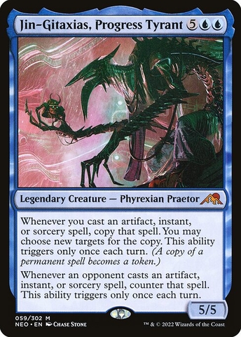 Magic: The Gathering - Kamigawa: Neon Dynasty - Jin-Gitaxias, Progress Tyrant (59)