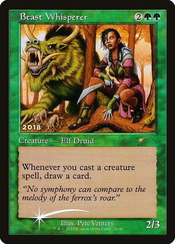 Magic: The Gathering - 30th Anniversary Play - Beast Whisperer (26) Foil