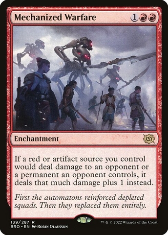 Magic: The Gathering - The Brothers' War - Mechanized Warfare (139) Foil