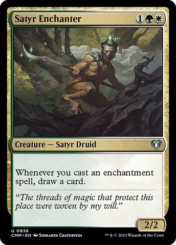 Magic: The Gathering - Commander Masters - Satyr Enchanter (936)