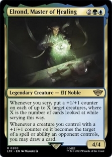 Magic the Gathering - The Lord of the Rings: Tales of Middle-earth - Elrond, Master of Healing