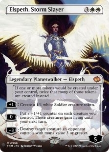 Magic the Gathering - Tarkir: Dragonstorm - Elspeth, Storm Slayer (Borderless)