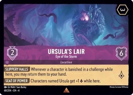 Disney Lorcana - Ursula's Return - Ursula's Lair - Eye of the Storm
