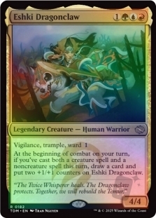 Magic the Gathering - Tarkir: Dragonstorm - Eshki Dragonclaw FOIL