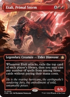 Magic the Gathering - Foundations - Etali, Primal Storm (Borderless)